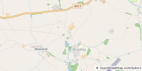 Map of Ashbourne, Derbyshire