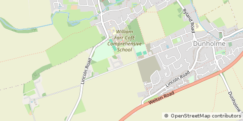Map of Lincoln, Lincolnshire