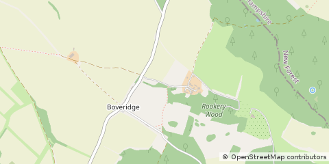 Map of Wimborne, Dorset