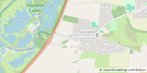 Map of Wellingborough