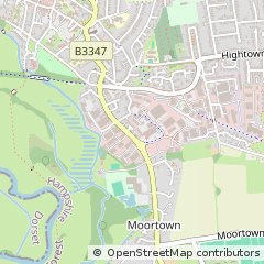 Map of Ringwood, Hampshire