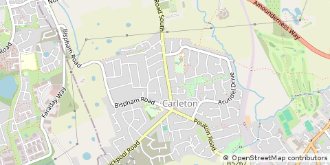 Map of Poulton LE Fylde, Lancashire