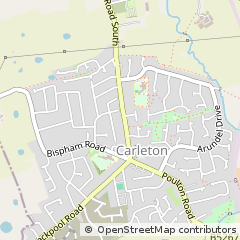 Map of Poulton LE Fylde, Lancashire
