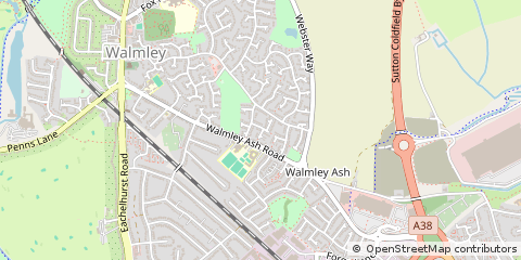 Map of Sutton Coldfield