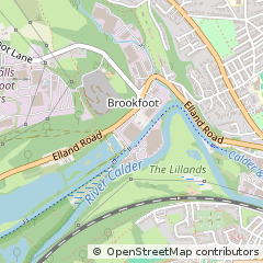 Map of Brighouse, West Yorkshire