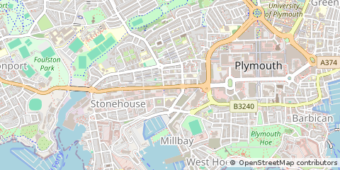 Map of Plymouth