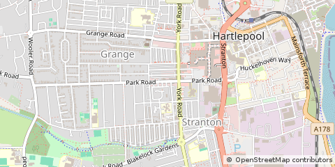 Map of Hartlepool