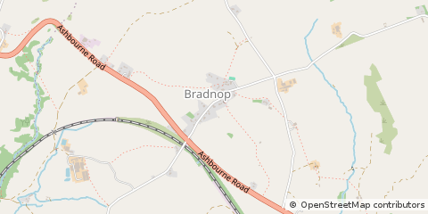 Map of Bradnopp, Staffordshire
