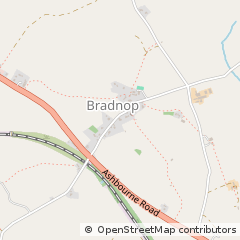 Map of Bradnopp, Staffordshire