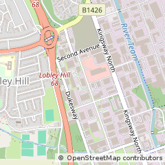 Map of Gateshead