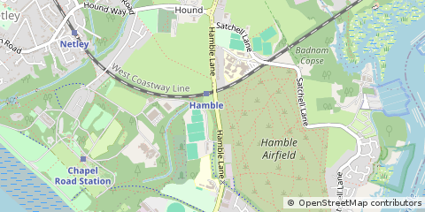 Map of Southampton, Hampshire