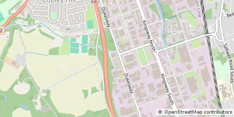 Map of Gateshead, Tyne and Wear