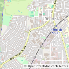 Map of Stockport, Cheshire
