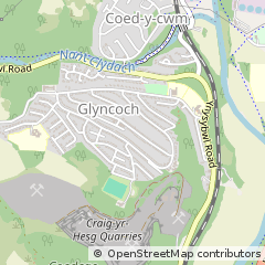 Map of Pontypridd