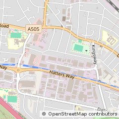 Map of Luton, Bedfordshire
