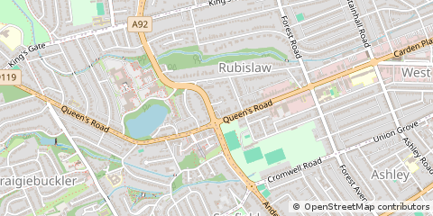 Map of Aberdeen