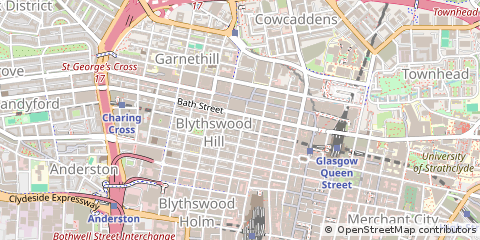 Map of Glasgow
