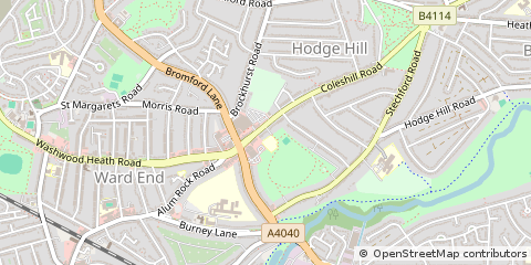 Map of Birmingham