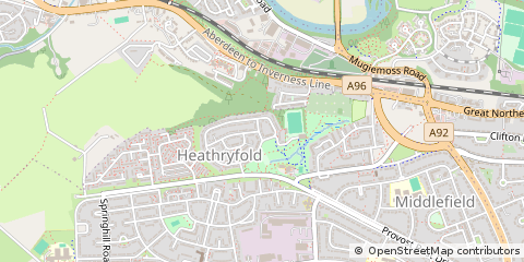 Map of Aberdeen