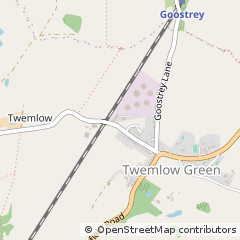 Map of Twemlow, Cheshire