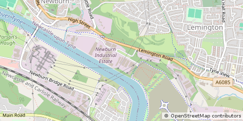 Map of Newcastle Upon Tyne