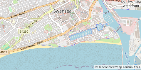Map of Swansea