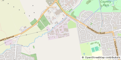 Map of Industrial Estate, Humberston, South Humberside