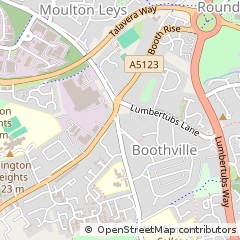 Map of Northampton, Northamptonshire