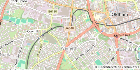 Map of Oldham