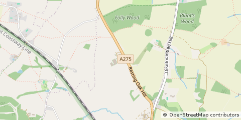 Map of Lewes, East Sussex