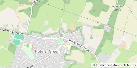 Map of High Wycombe