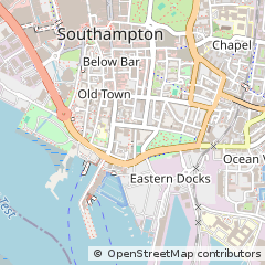 Map of Southampton, Hampshire