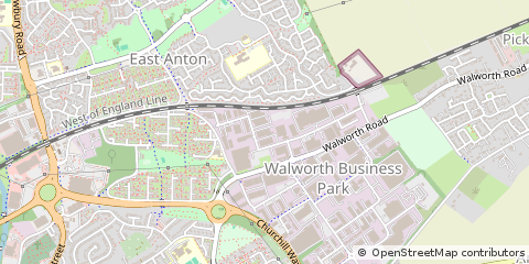 Map of Andover