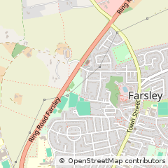 Map of Pudsey, West Yorkshire