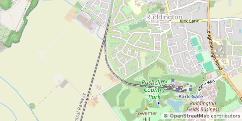 Map of Nottingham