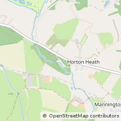 Map of Wimborne, Dorset