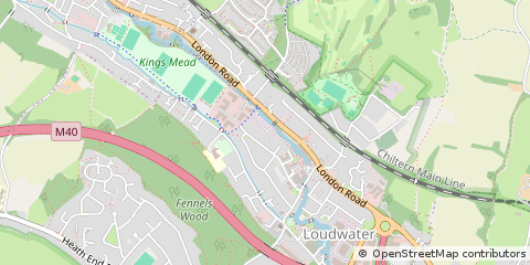 Map of High Wycombe