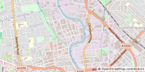 Map of Hull