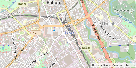Map of Bolton