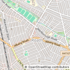 Map of Cardiff, South Glamorgan