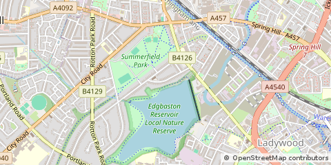 Map of Birmingham