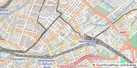 Map of Manchester