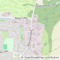Map of Grantham, Lincolnshire