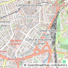 Map of Sheffield