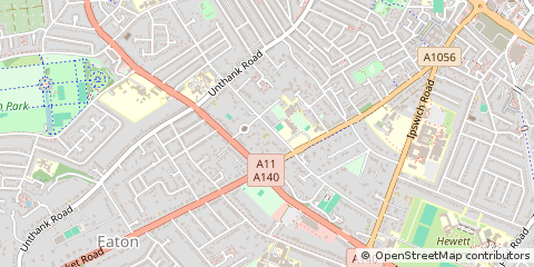 Map of Norwich, Norfolk