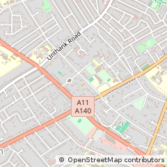 Map of Norwich, Norfolk
