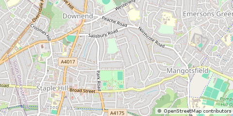 Map of Bristol