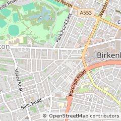 Map of Birkenhead