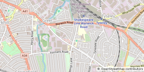 Map of Birmingham