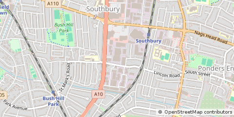 Map of Enfield